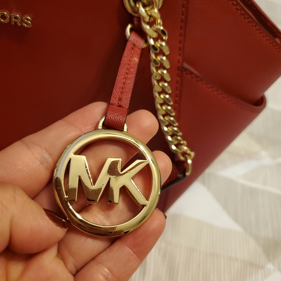 Michael Kors Red Tote Bag and Wallet Set - Picture 9 of 13